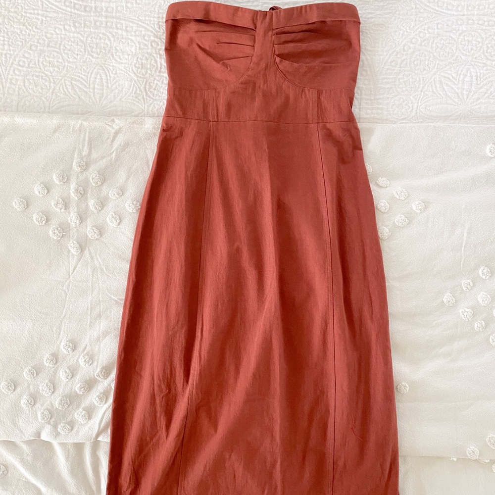 Free People Strapless, Midi Dress